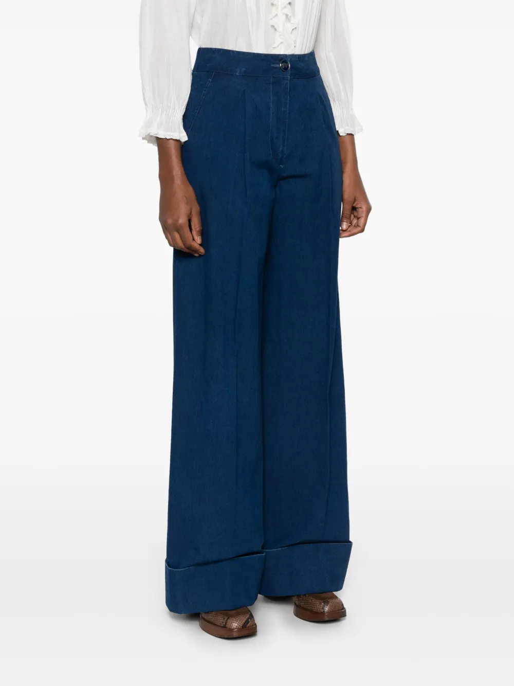 Valentino Garavani Plooibroek Blauw