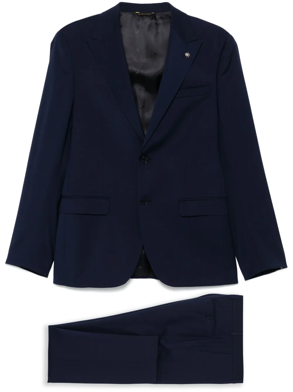 Manuel Ritz traje con solapas de pico | azul | Image 1