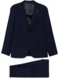 Manuel Ritz peak-lapel suit - Blue