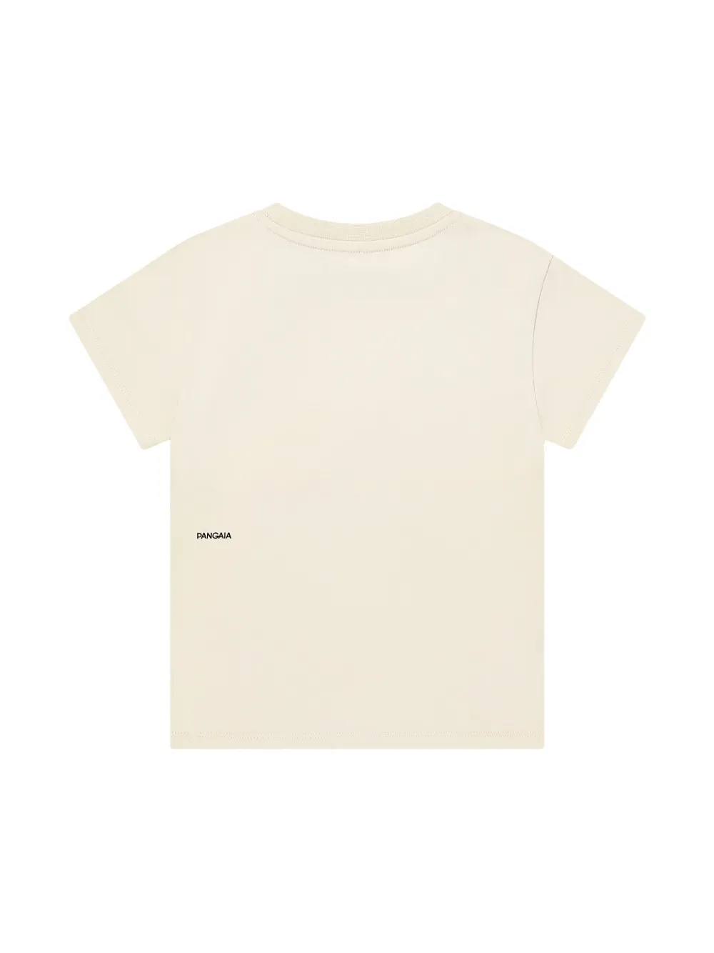 Pangaia Kids logo-print T-shirt - Beige