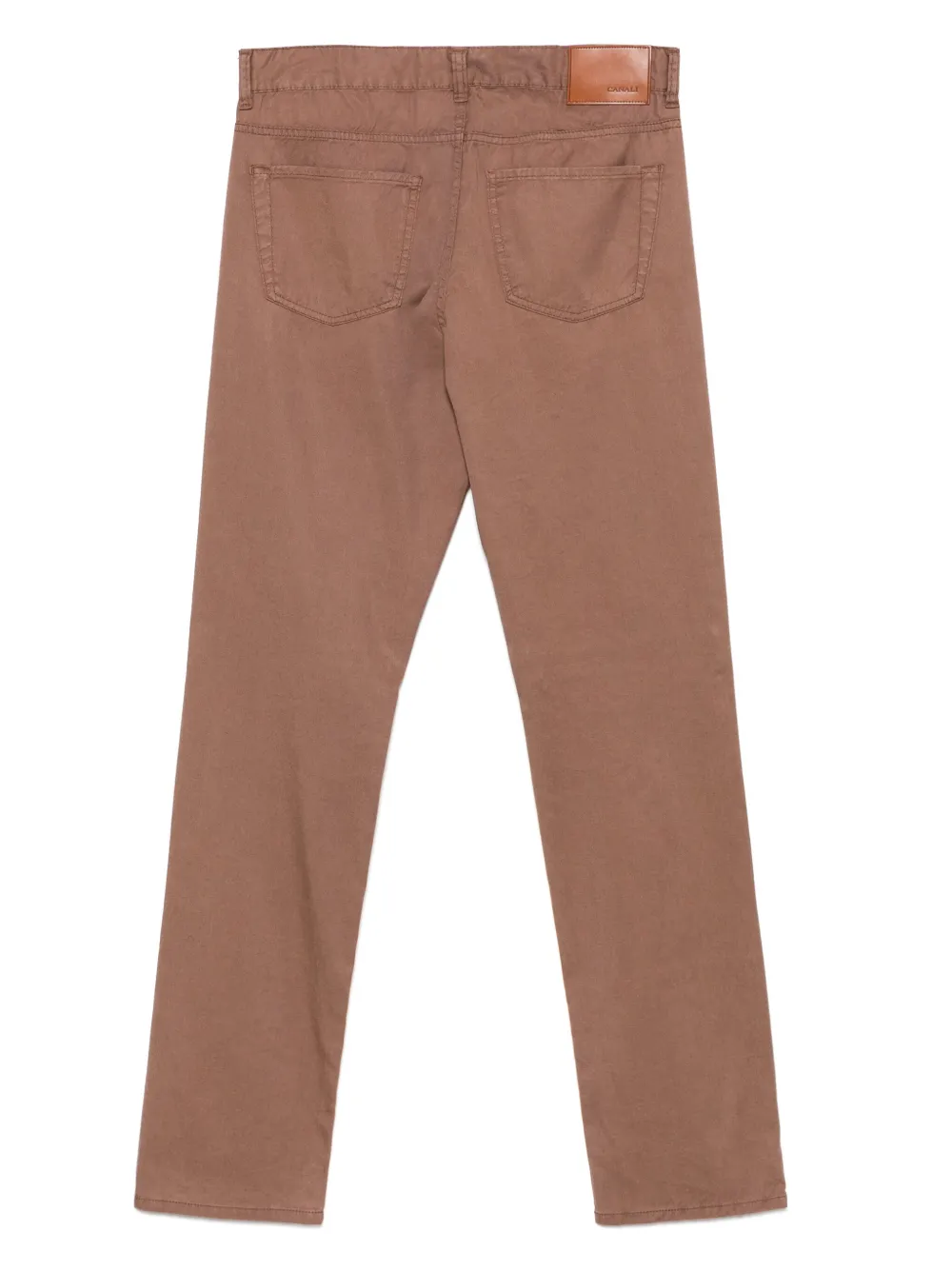Canali Twill broek Bruin