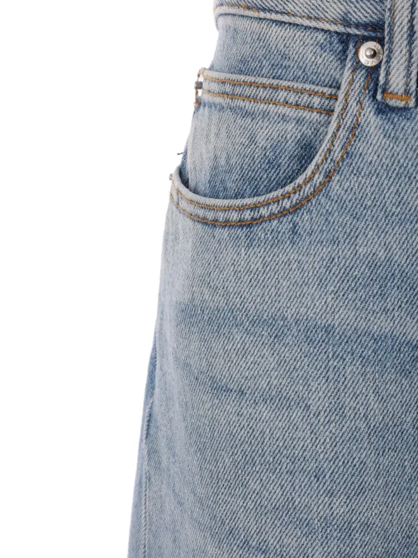 Alexander Wang wide-leg Jeans | Grey | FARFETCH