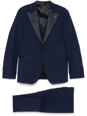 Brioni シングルスーツ | ブルー | FARFETCH JP