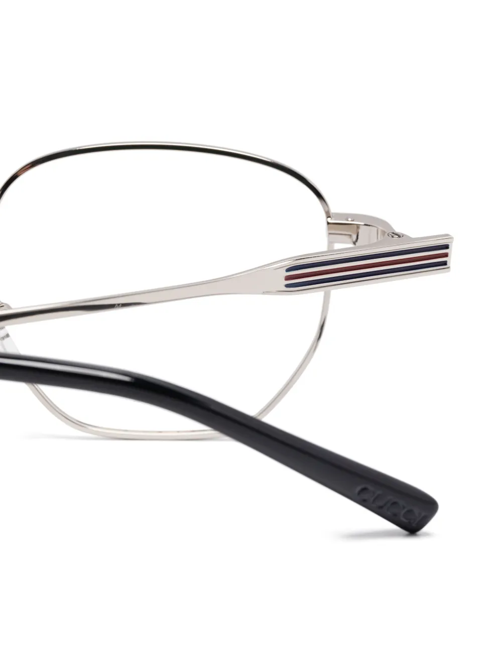 Gucci Eyewear Bril met vierkant montuur Grijs