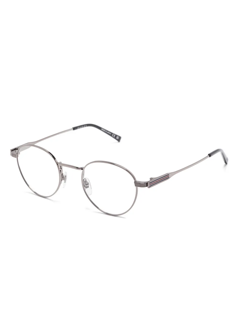 Gucci Eyewear Bril met rond montuur - Grijs