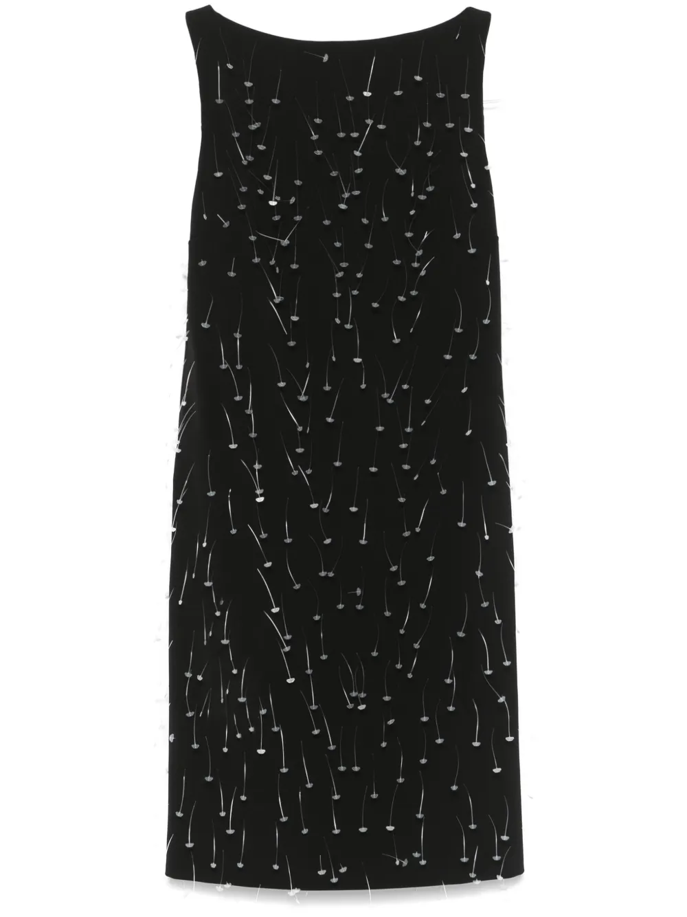 Moschino Tagging-Barbs mini-jurk Zwart