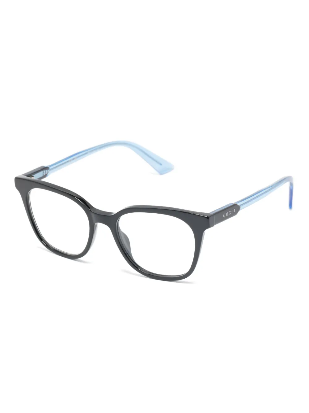 Gucci Eyewear Bril met vierkant montuur - Blauw