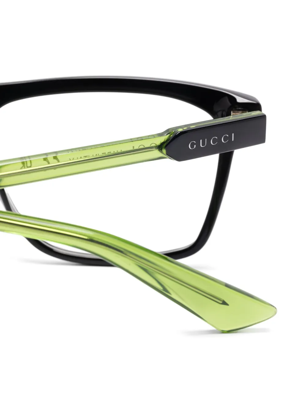 Gucci Eyewear Bril met vierkant montuur Zwart