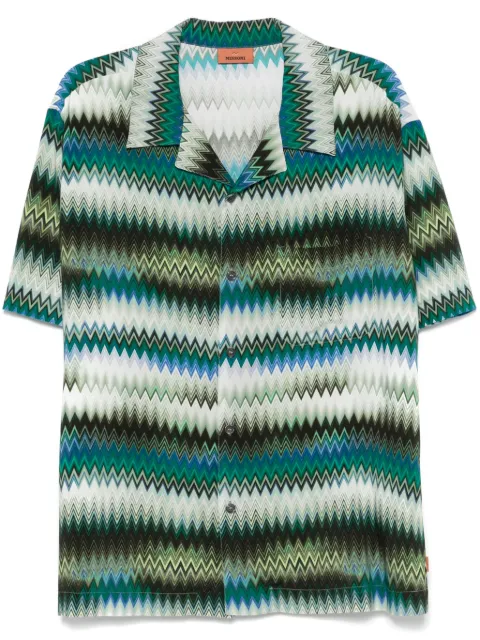 Missoni chemise à poche zig-zag