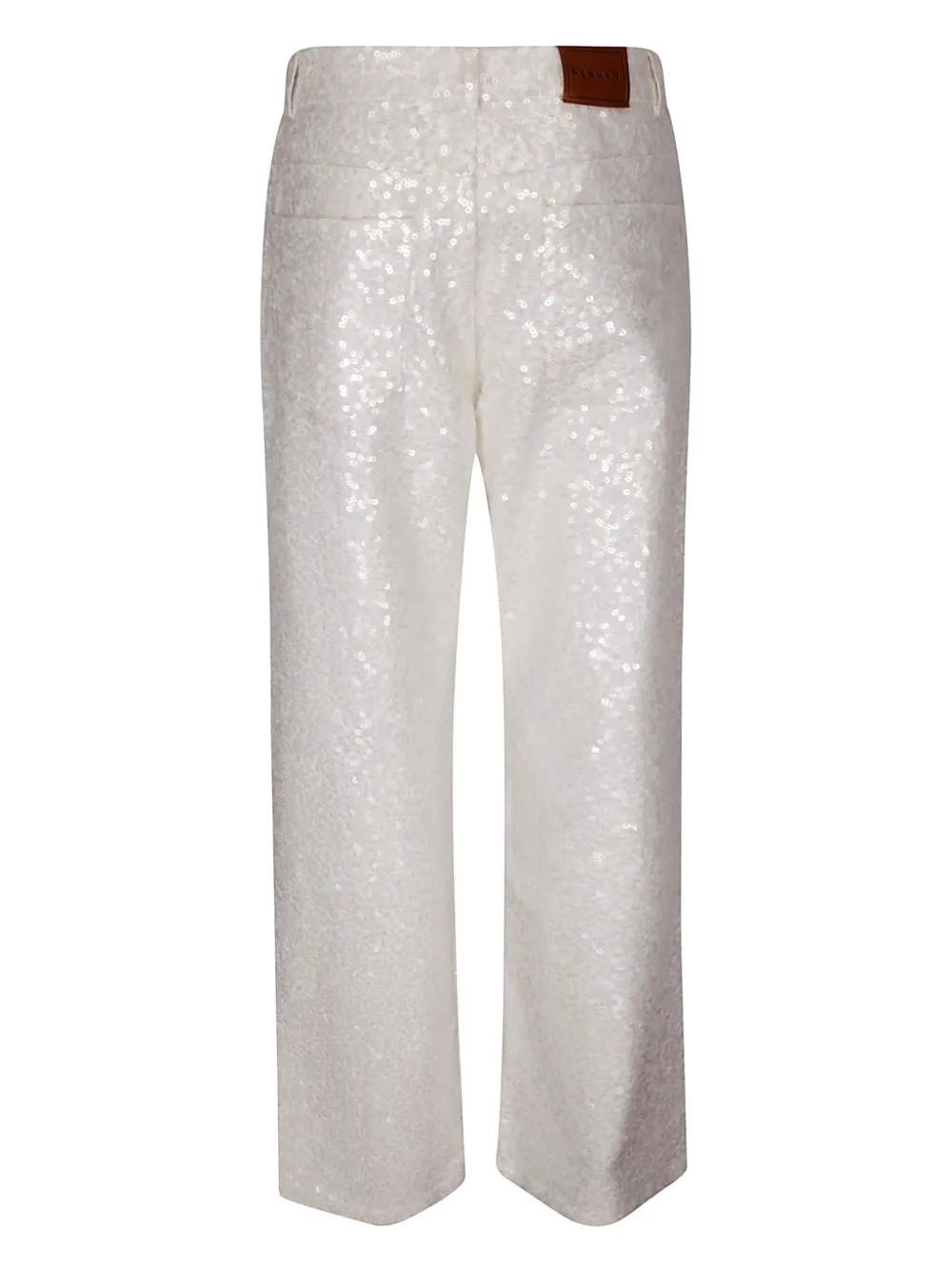 P.A.R.O.S.H. paillete trousers - Wit