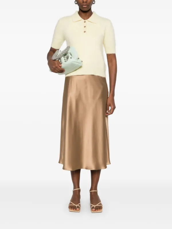 Max Mara 'Carnet' スカート Max Mara Carnet Silk Satin Midi Skirt | Nordstrom