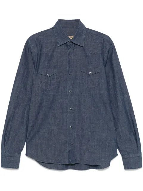 Barba camisa de mezclilla