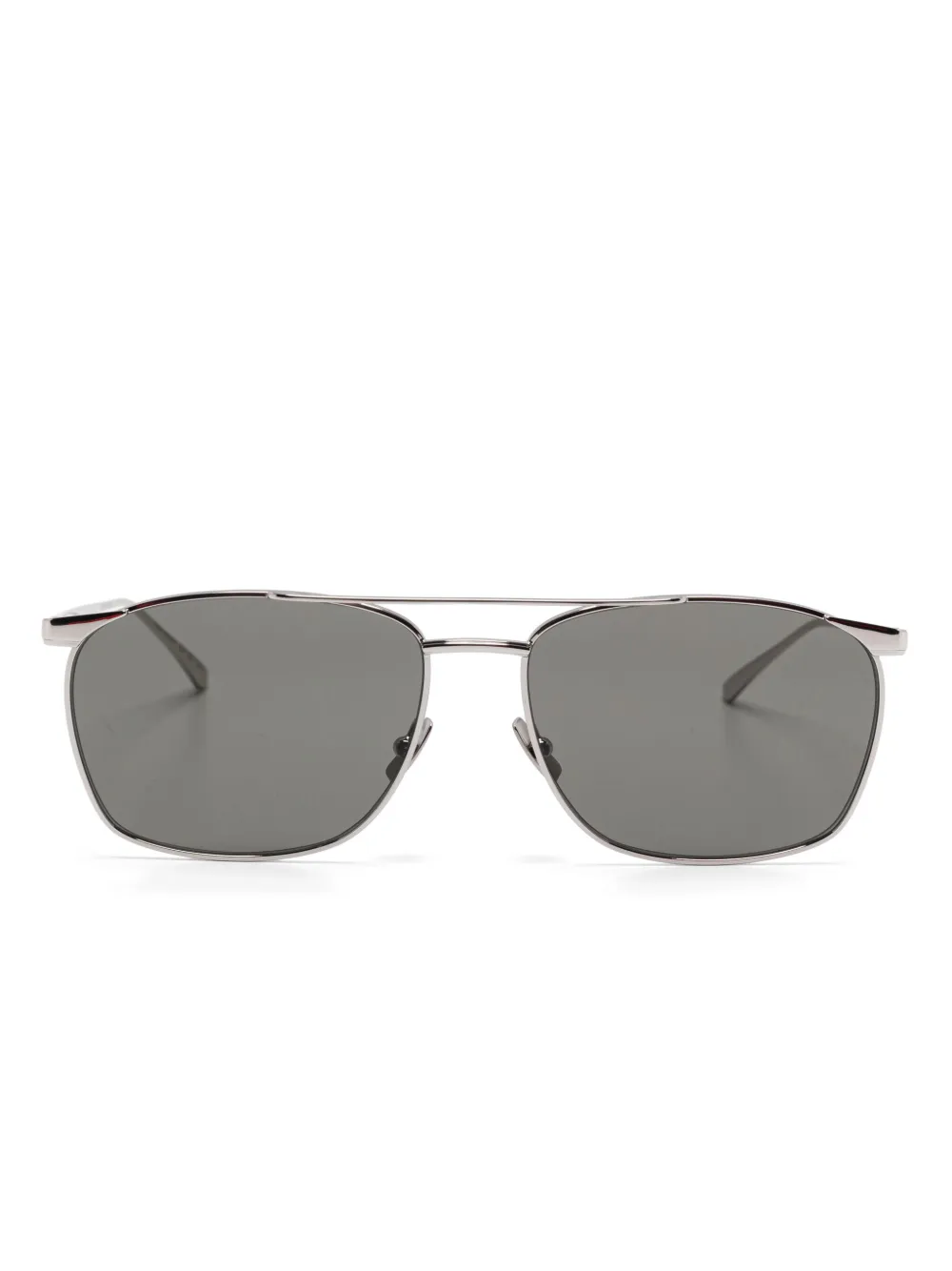 Saint Laurent Eyewear ナビゲーターフレーム サングラス - シルバートーン Saint Laurent Eyewear ナビゲーターフレーム サングラス - シルバートーン