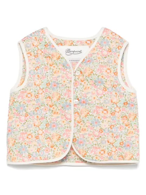 Bonpoint floral gilet