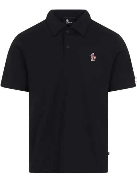 Moncler Grenoble polo à patch logo