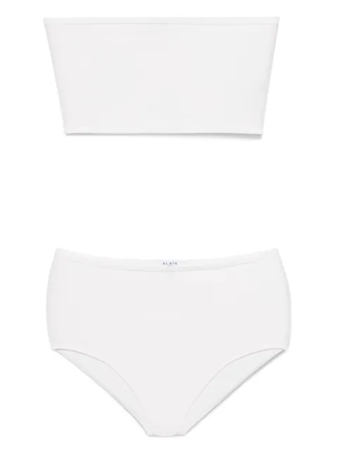 Alaïa set de lencería de tejido fino