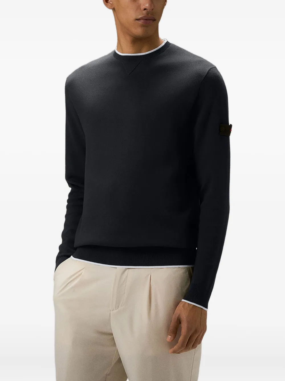 Peuterey Trui met ronde hals Blauw