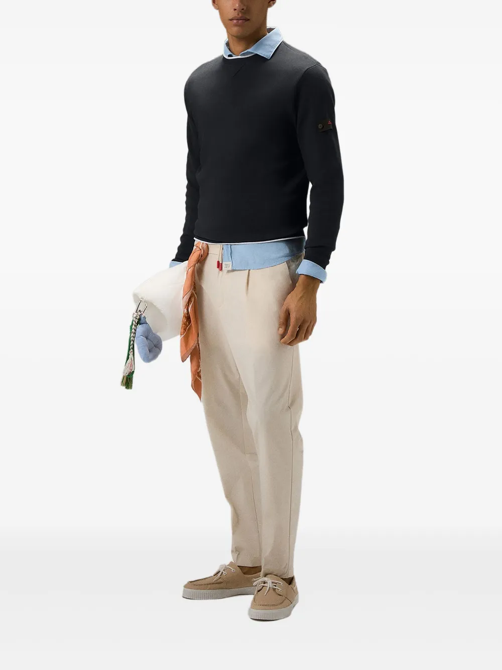 Peuterey Trui met ronde hals - Blauw