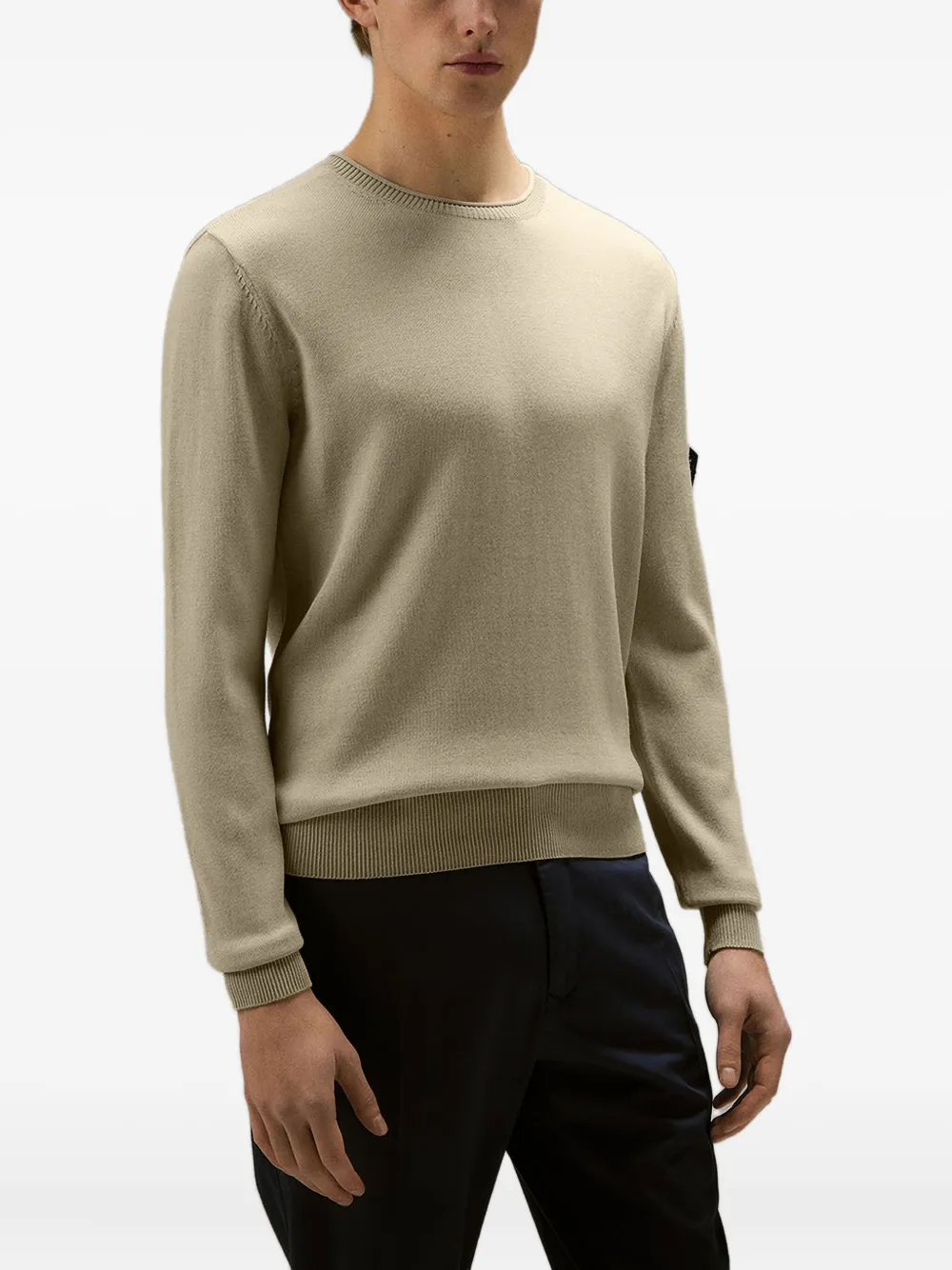 Peuterey Logo-patch Sweater In Neutral