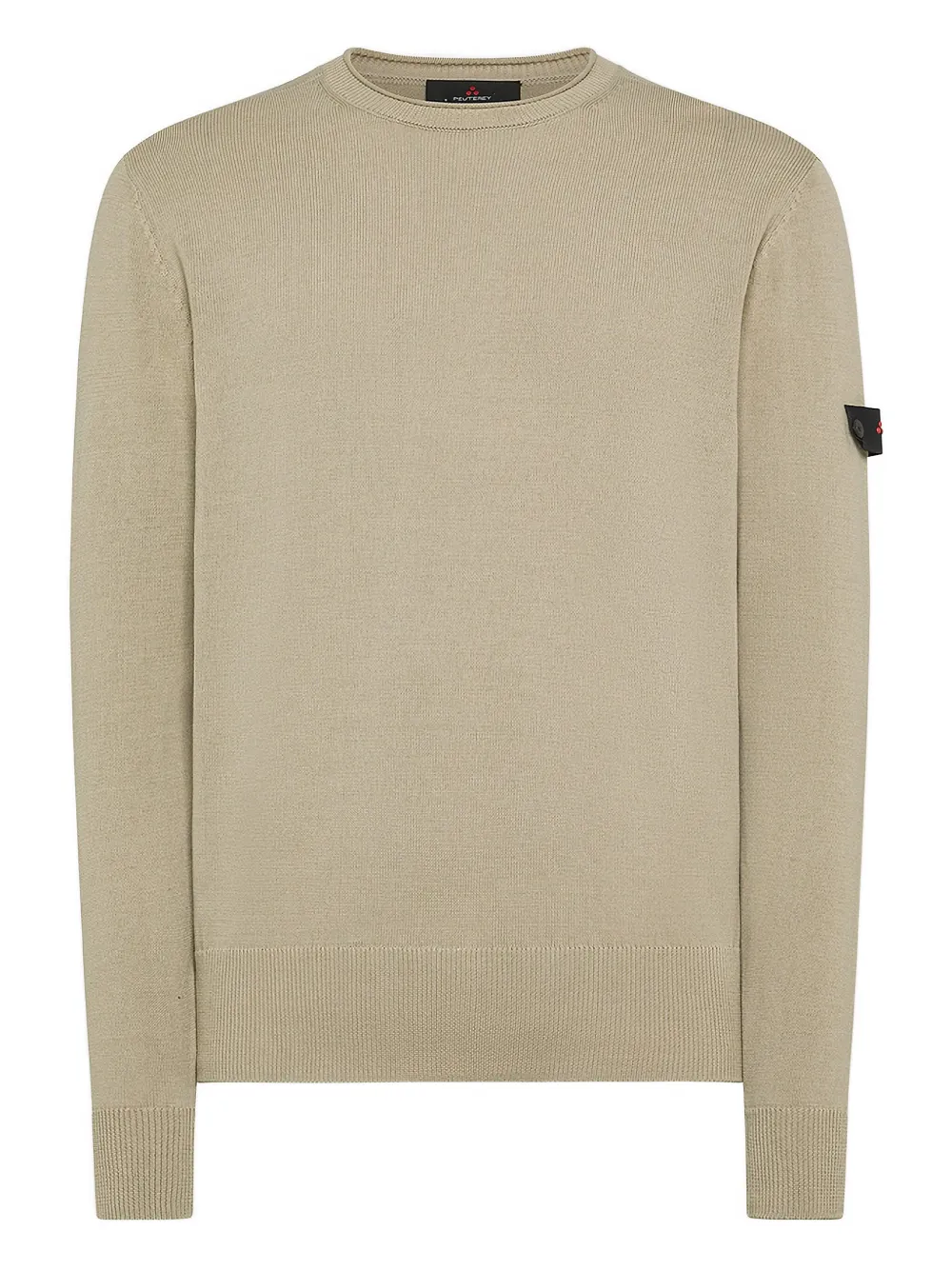 Peuterey logo-patch sweater | Neutrals | Image 1