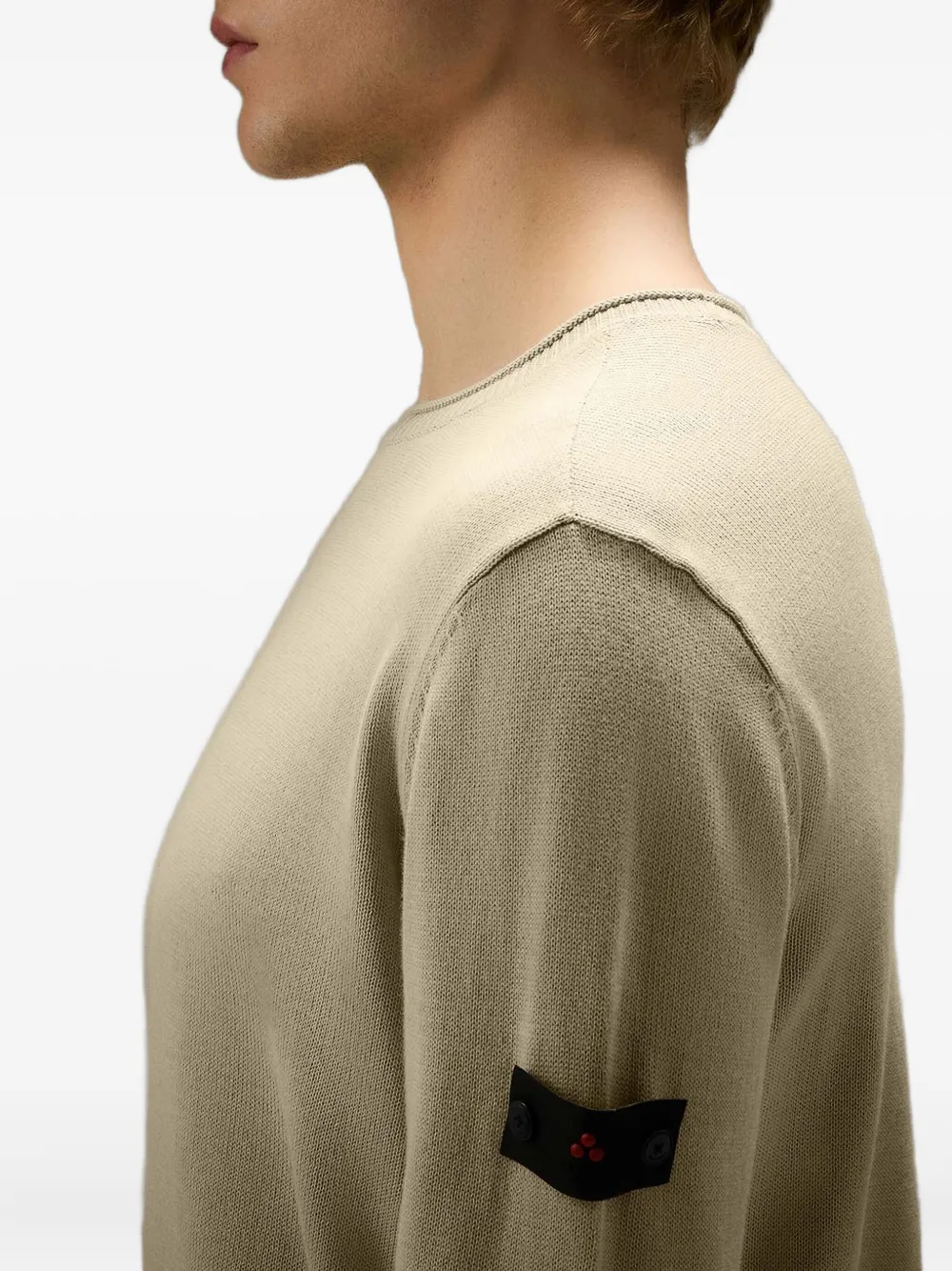 Peuterey Logo-patch Sweater In Neutral
