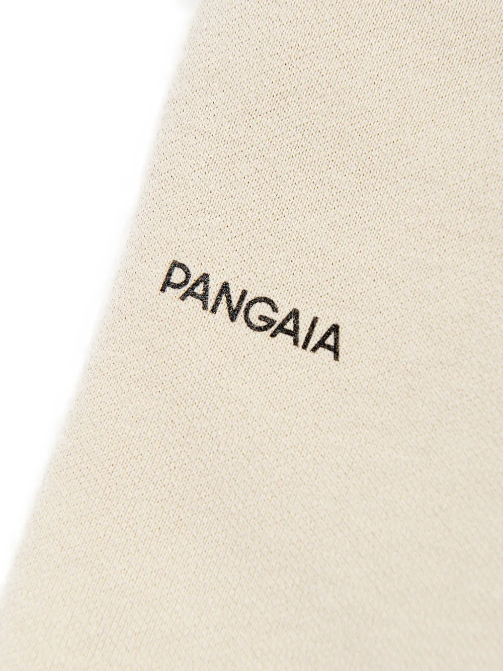 Pangaia Kids Trainingsshorts met logoprint Beige