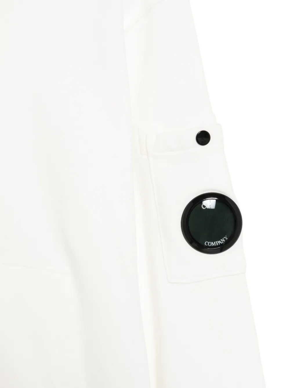 C.P. Company Kids Hoodie met Lens-detail Wit
