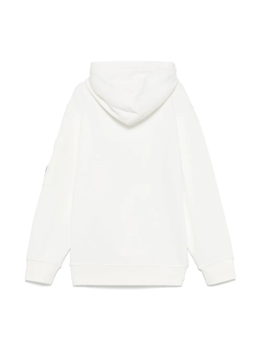 C.P. Company Kids Hoodie met Lens-detail - Wit