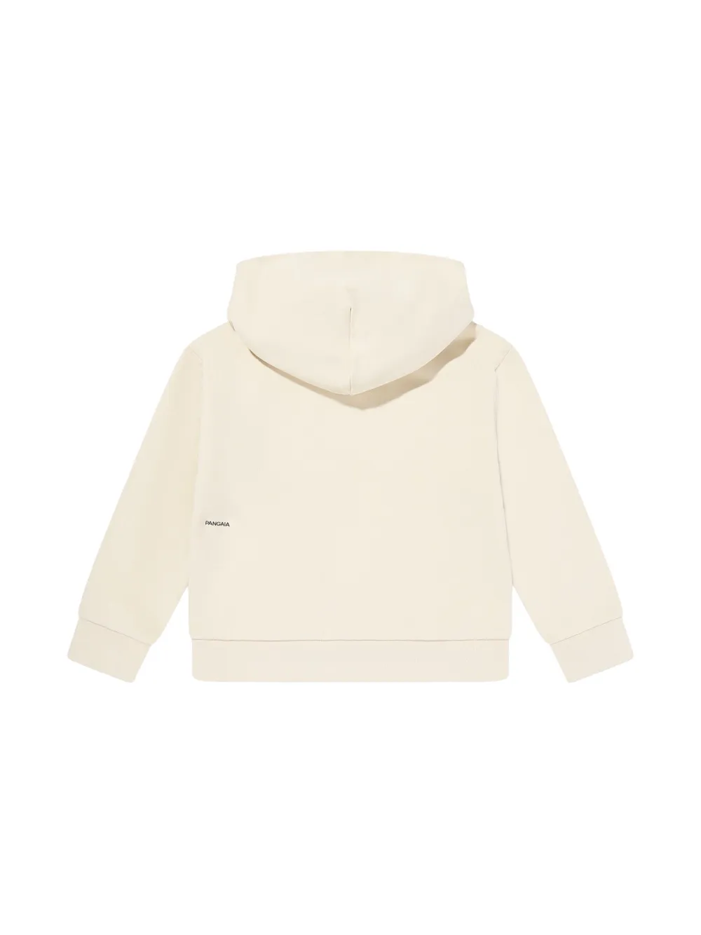 Pangaia Kids logo-print hoodie - Beige