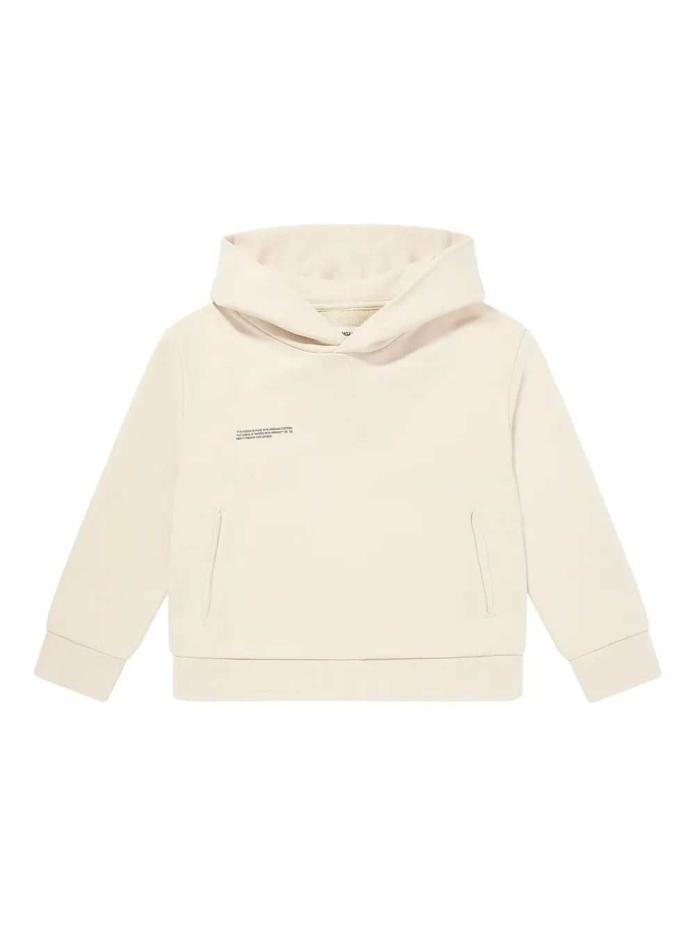 Image 1 of Pangaia Kids logo-print hoodie