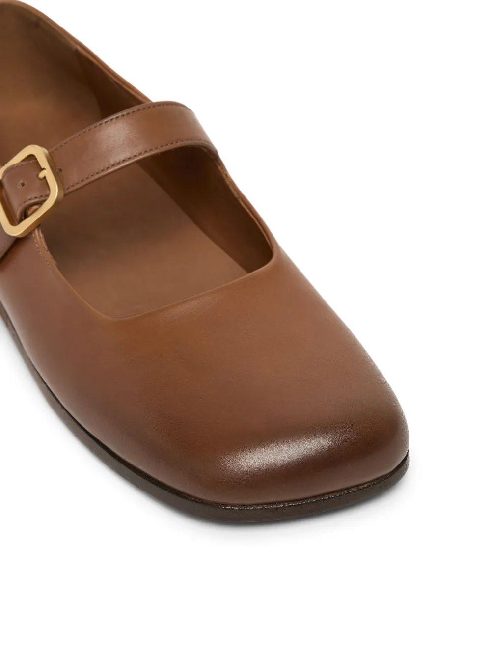 Marsèll leather ballerina shoes Brown