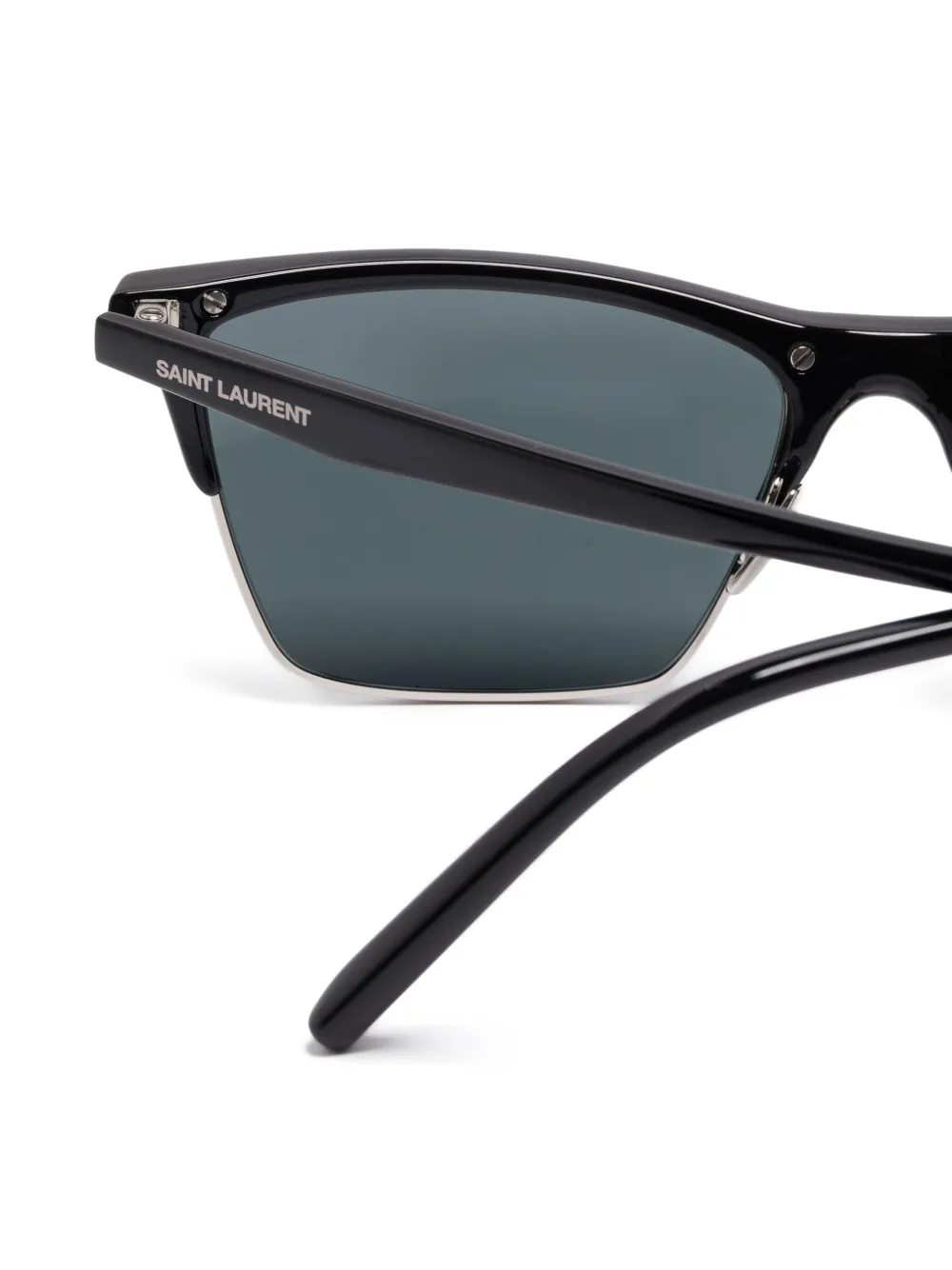 Shop Saint Laurent Sl 767 Sunglasses In Black