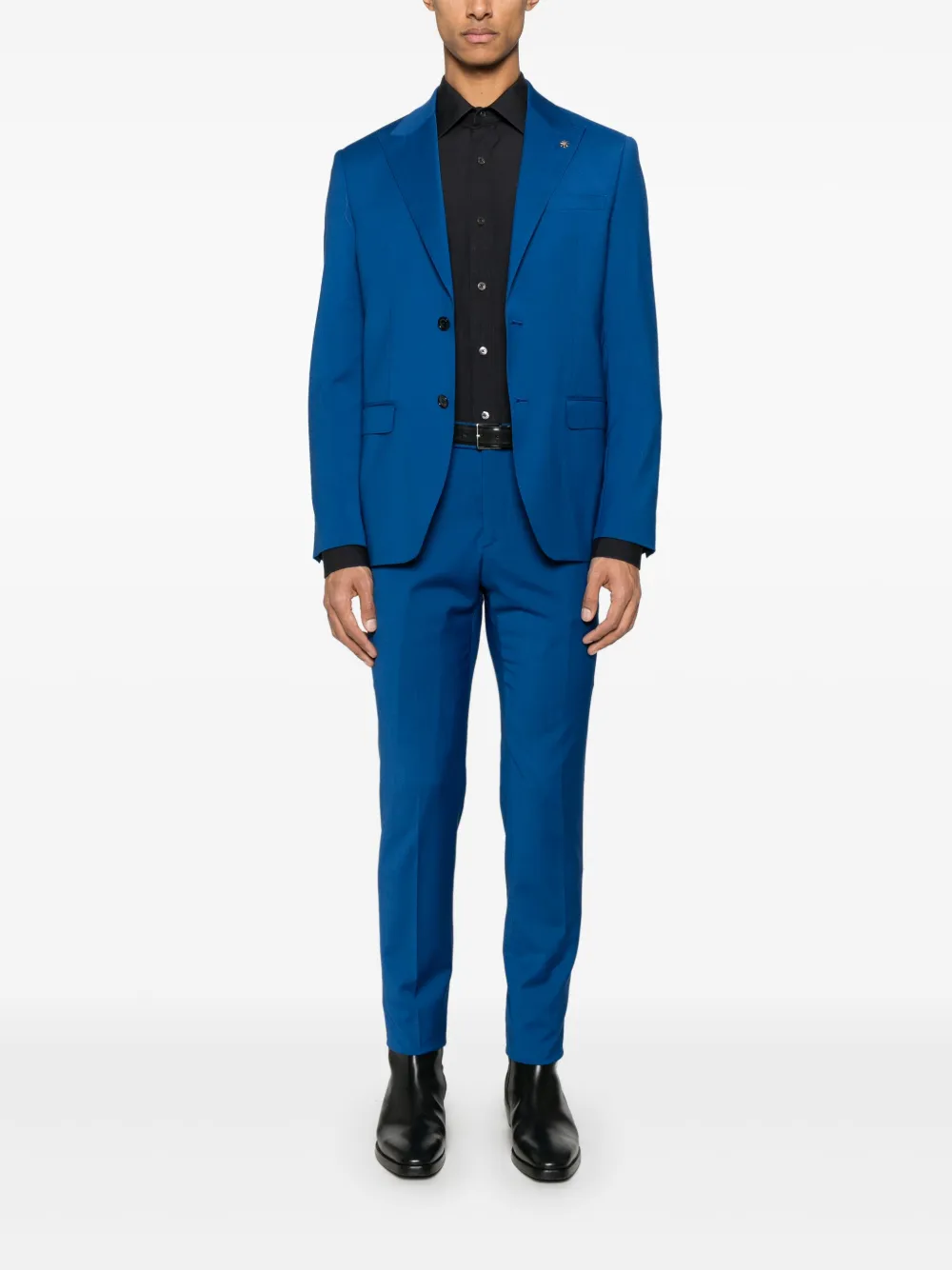 Manuel Ritz single-breasted suit - Blauw