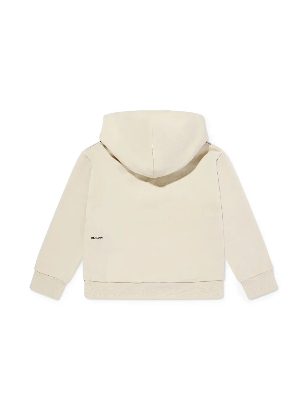 Pangaia Kids logo-print hoodie - Beige