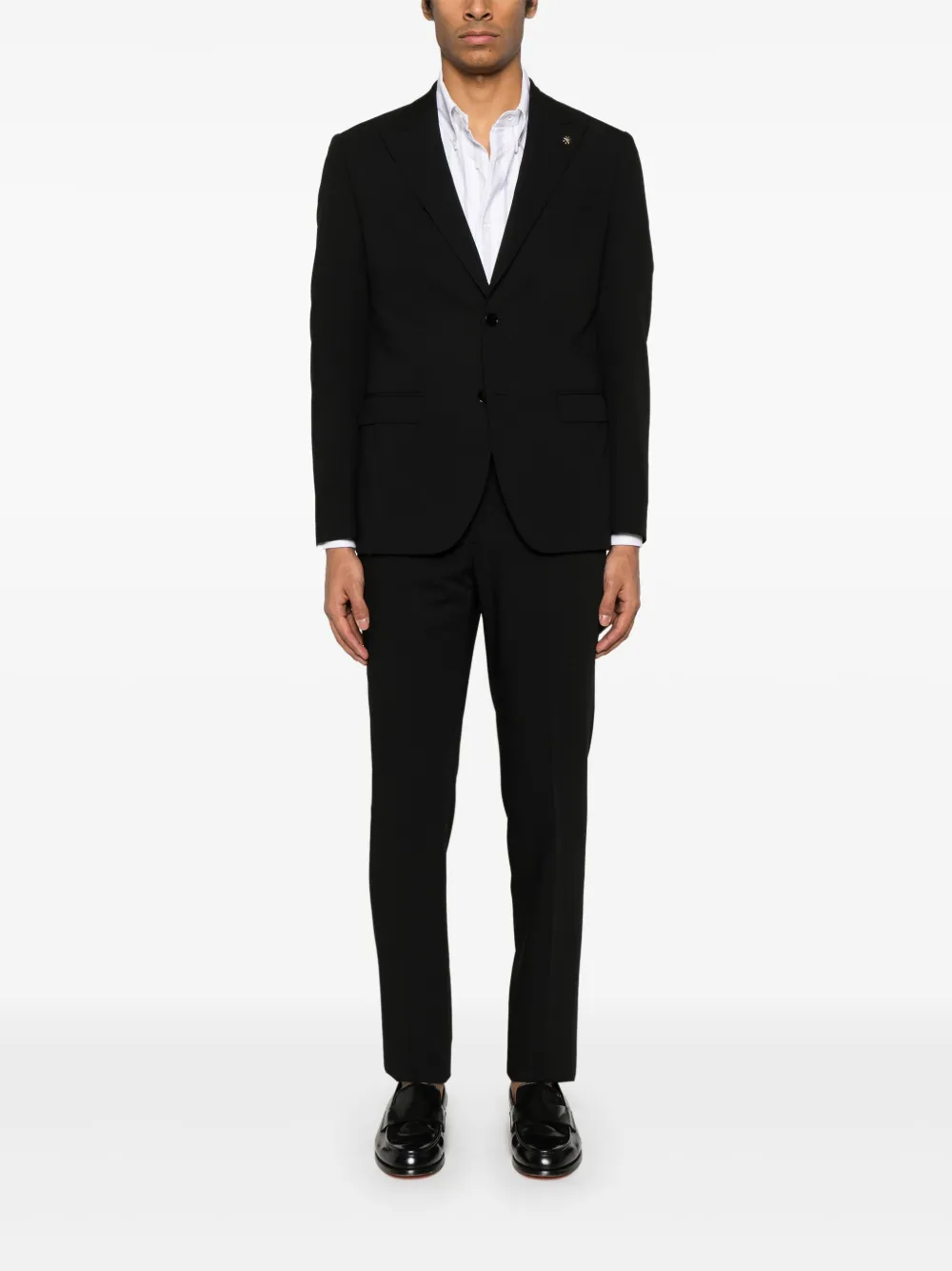 Manuel Ritz single-breasted suit - Zwart