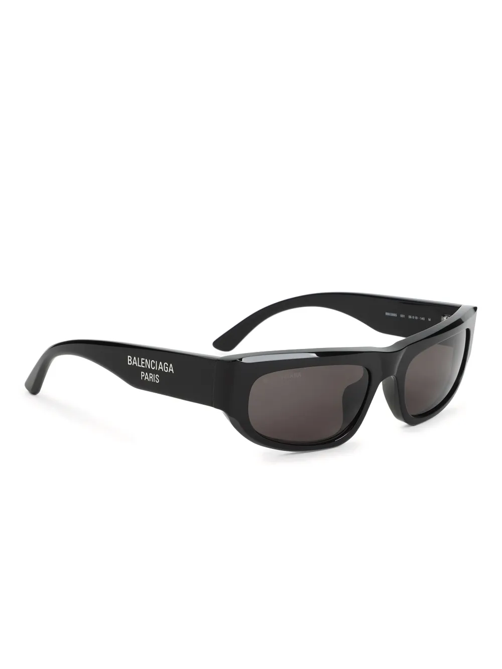 Balenciaga oval-frame sunglasses - Zwart