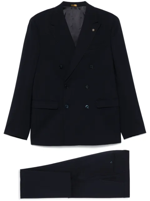 Manuel Ritz peak-lapel suit
