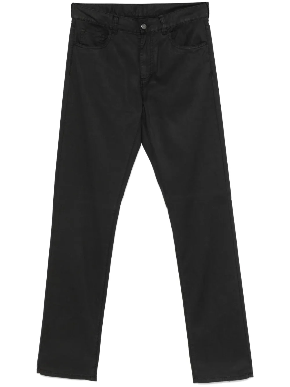 Canali Broek met logopatch Grijs