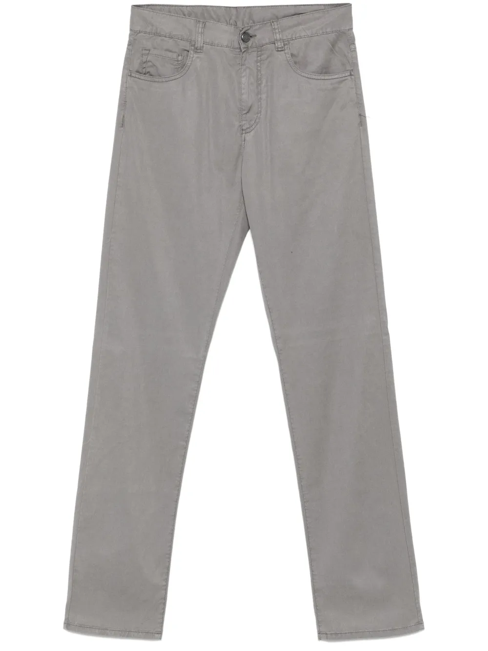 Canali twill trousers | Grey | Image 1