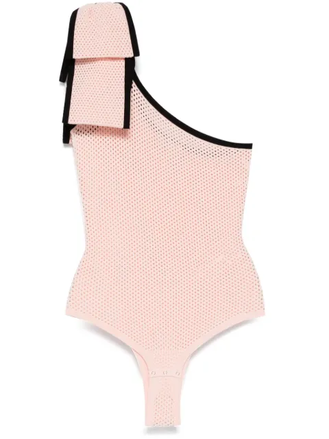 Elisabetta Franchi body con hombro descubierto
