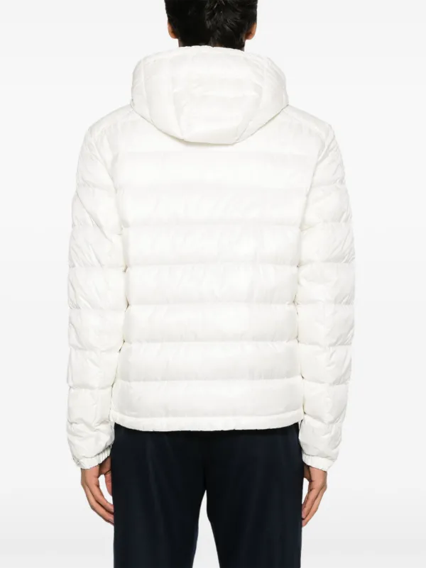 【高級感】MONCLER パイル地 パーカー 白×ゴールド Moncler Grenoble zip-up Bomber Jacket | White | FARFETCH