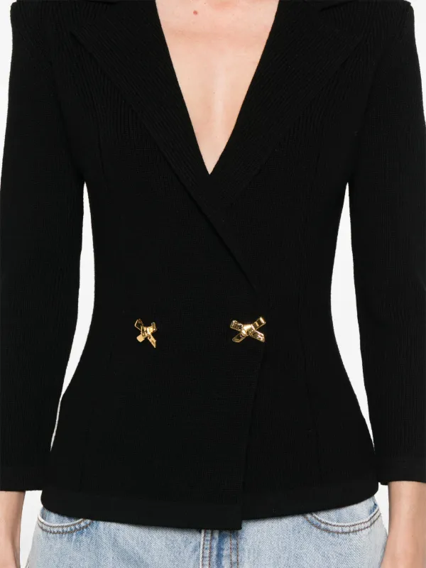 Elisabetta Franchi ジュエルリボン ニットジャケット