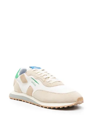 ヴェネツィア　GHOUD ホワイト/グリーン スニーカー 本体、箱、収納袋付き SHOES CONCIERGE