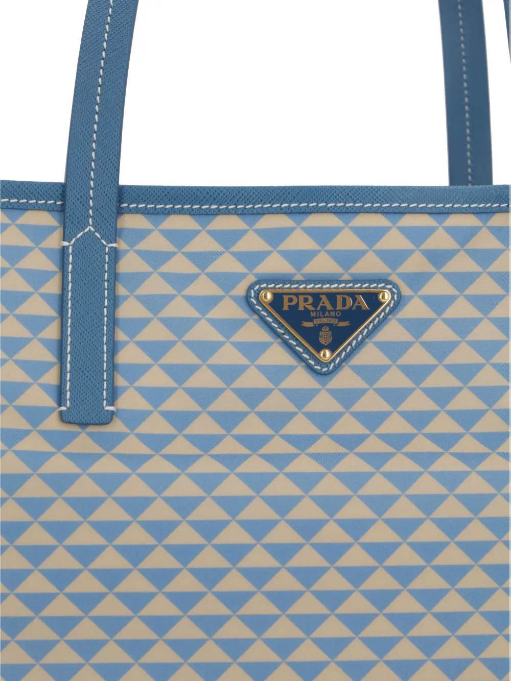 Prada Re-Nylon shopper Blauw