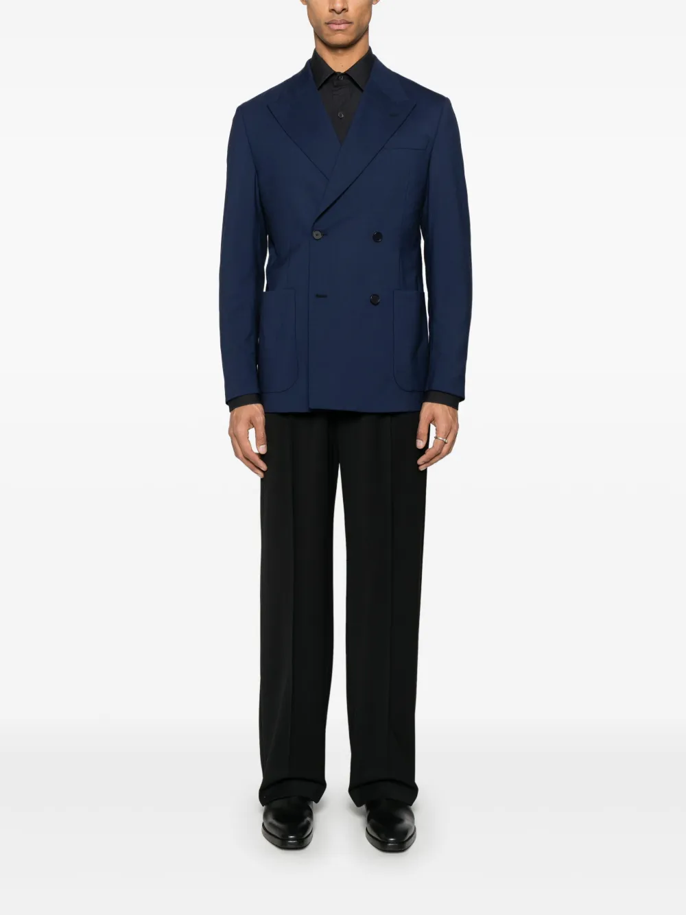 Manuel Ritz double-breasted blazer - Blauw