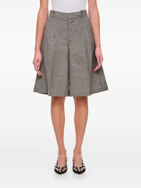 Durazzi Milano  pleated high-waist shorts