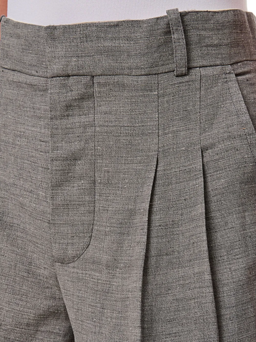 Durazzi Milano High waist shorts Grijs