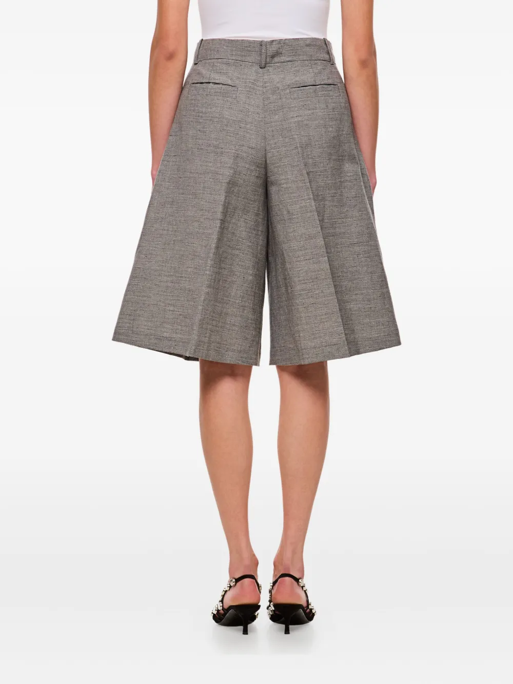 Durazzi Milano High waist shorts Grijs