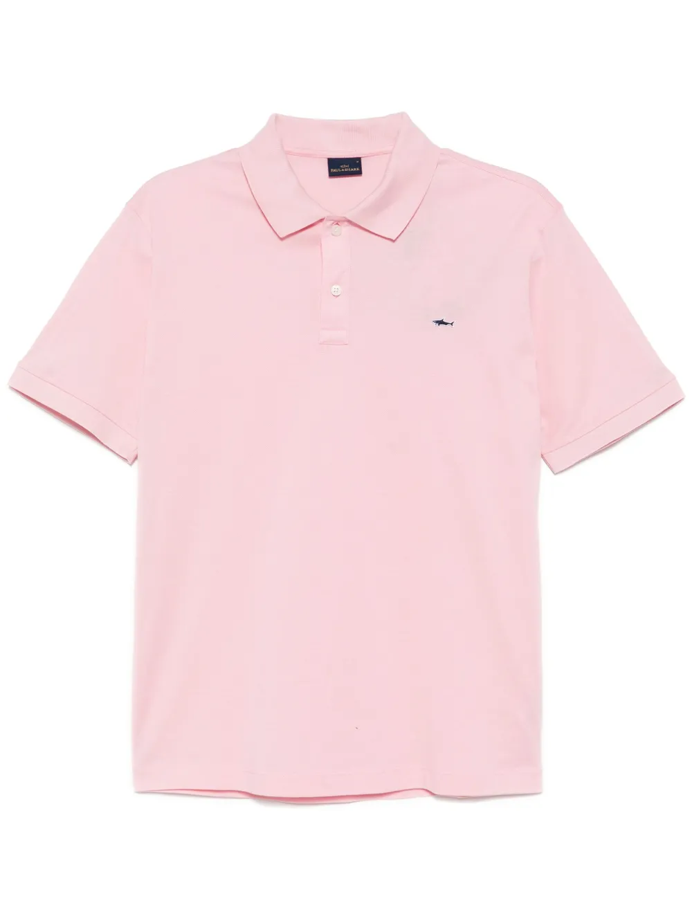 logo-patch polo shirt