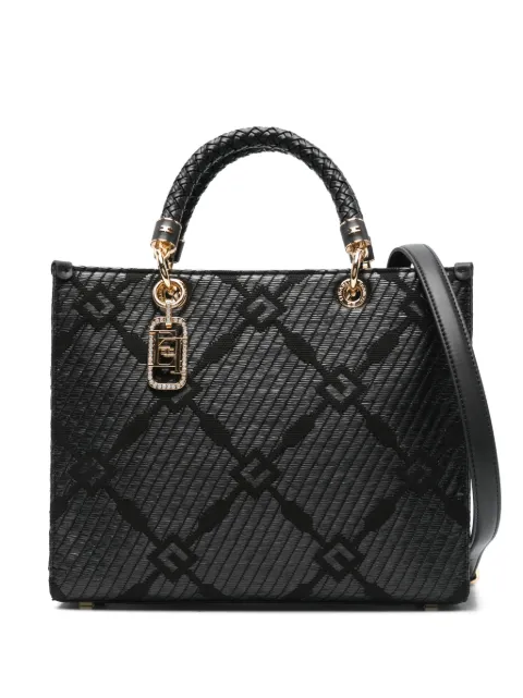 Elisabetta Franchi patterned-jacquard tote bag